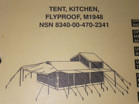 Reissverschluss US ARMY Zelt M1948 Tent Kitchen + Schlafsack US