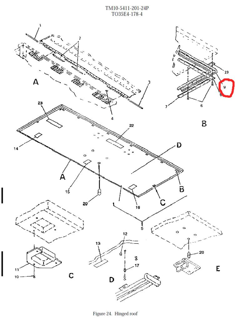 Dichtung Ausstelldach Shelter Expandable