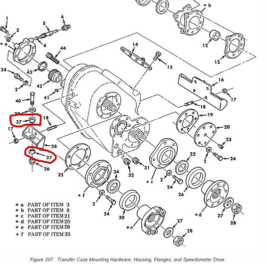 Silentblock Verteilergetriebe M800, M900, M52 Serie 5ton Trucks