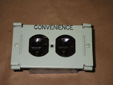 Steckdosen 110 Volt, US, Shopvan, Shelter, Semitrailer