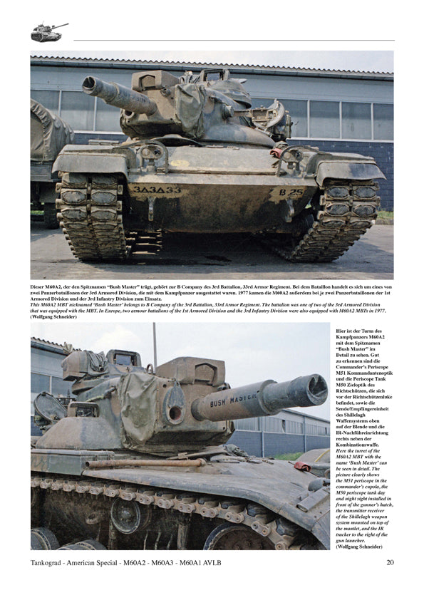 Tankograd Heft 3022, M60A2, M60A3 M60A1 AVLB US ARMY