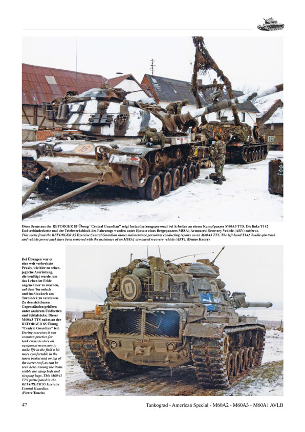 Tankograd Heft 3022, M60A2, M60A3 M60A1 AVLB US ARMY