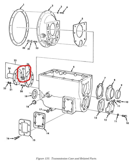 Dichtring Getriebeeingang 5 ton Trucks