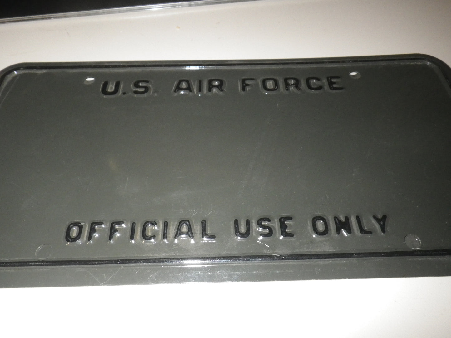 US AIR FORCE Nummernschildsatz Blanko "For Official Use only!