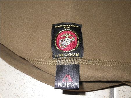 USMC Fleece Mütze, coyote; Beanie Polartec