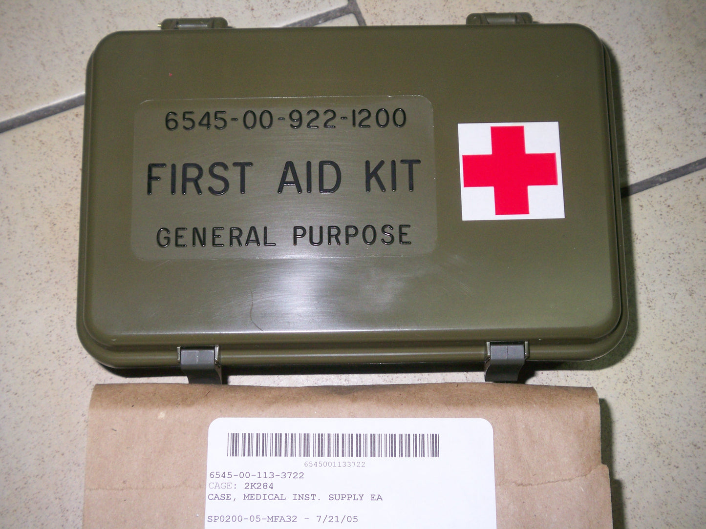 Verbandskasten US ARMY, US Fahrzeuge