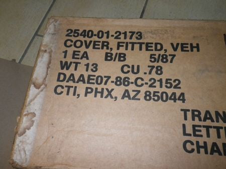 Verdeckplane M151, M151A2 Ford MUTT