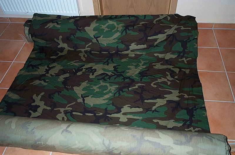 Woodlandstoff RipStop original US Meterware