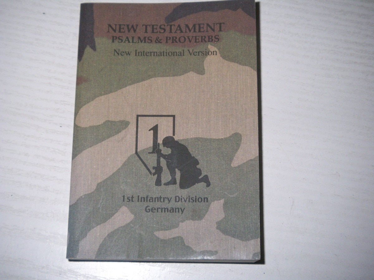 US AMRY Bibel, 1st Infantry Division