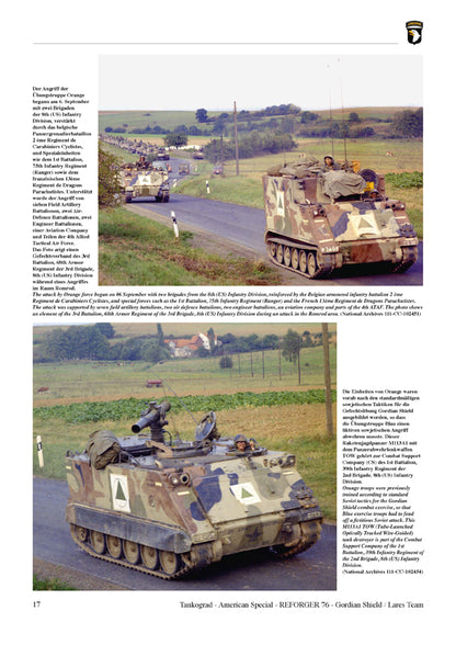 Tankograd Heft Nr.3043, REFORGER 76 Gordian Shield / Lares Team Die Screaming Eagles üben den Kampf in Deutschland