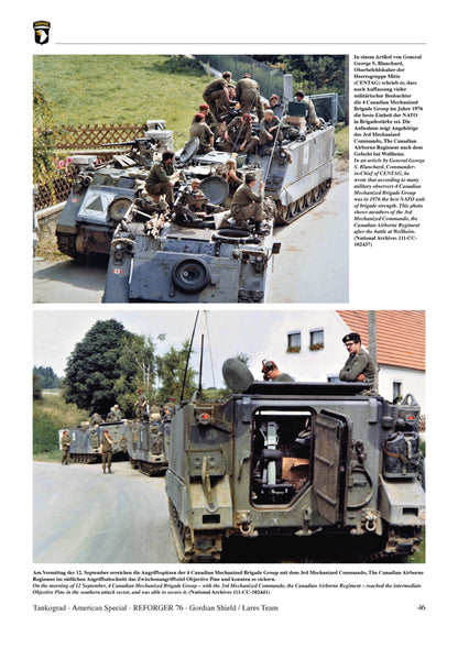 Tankograd Heft Nr.3043, REFORGER 76 Gordian Shield / Lares Team Die Screaming Eagles üben den Kampf in Deutschland