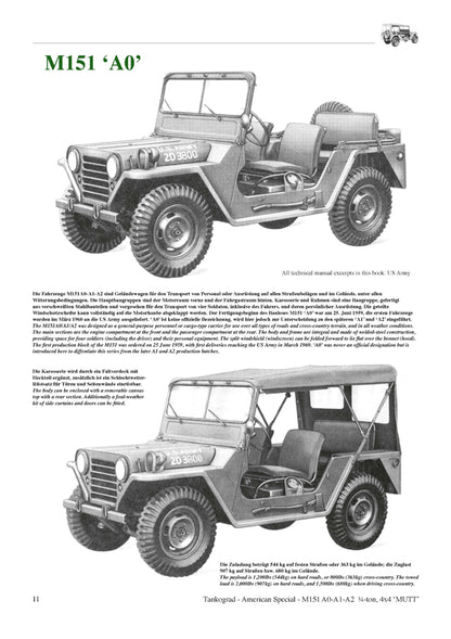 Tankograd Heft Nr. 3056  M151 Ford MUTT Legendary 1/4-ton Truck US ARMY