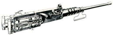 Tragegriff für Lauf MG  M2HB Browning cal.50