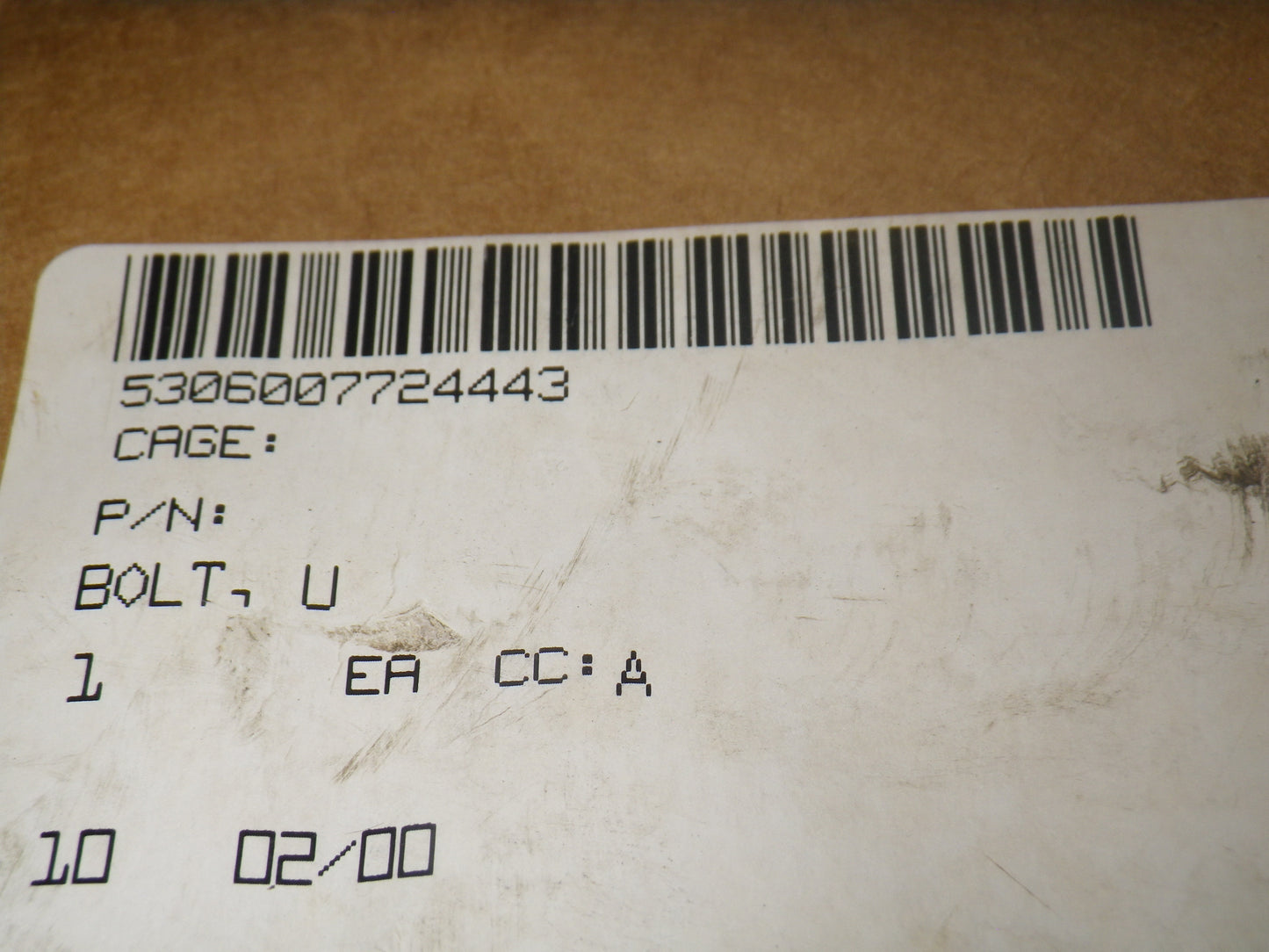 5306-00-772-4443, u-bolt gun ring mount m66