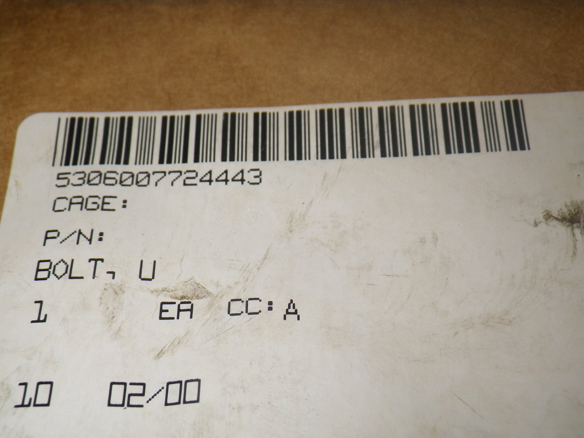 5306-00-772-4443, u-bolt gun ring mount m66