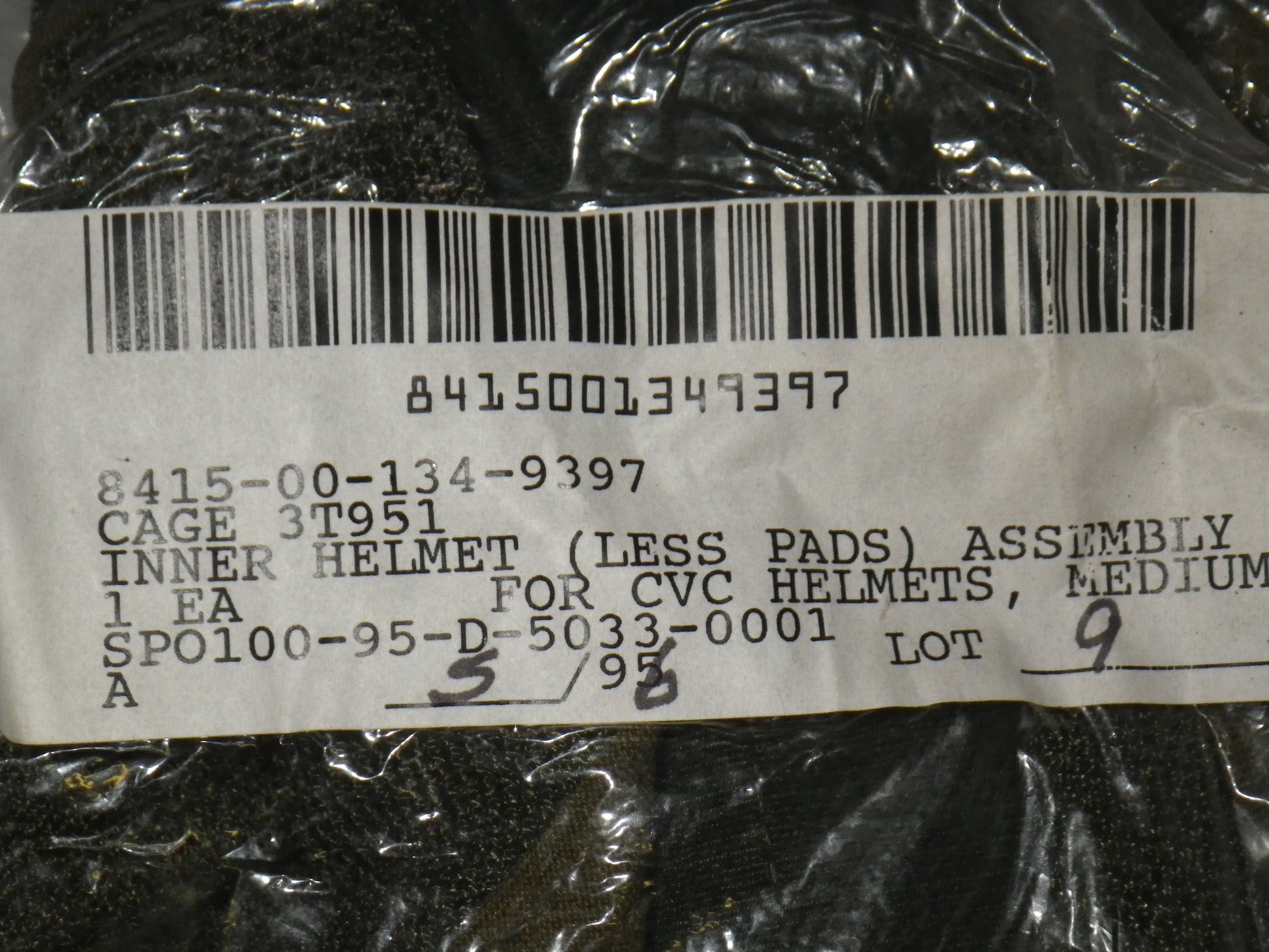 5415-00-134-9397, 8415001349397, liner cvc helm, medium
