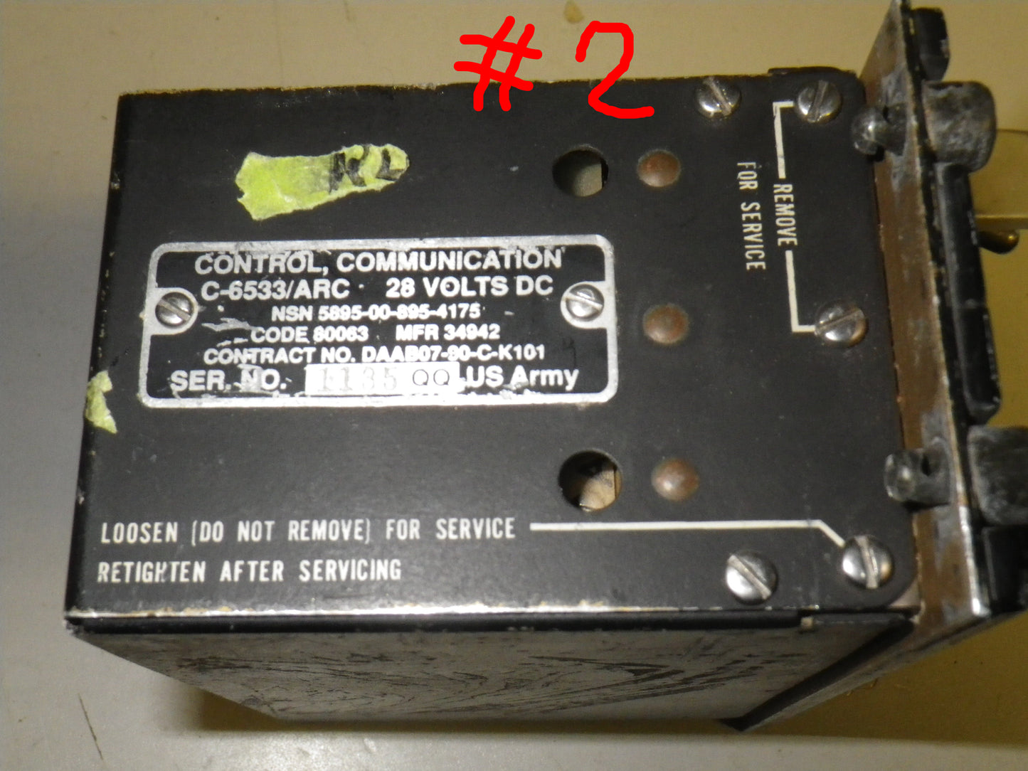 Bedienfeld Huey Helicopter UH-1, C-6533/ARC, Huey Instrument Aircraft Intercom