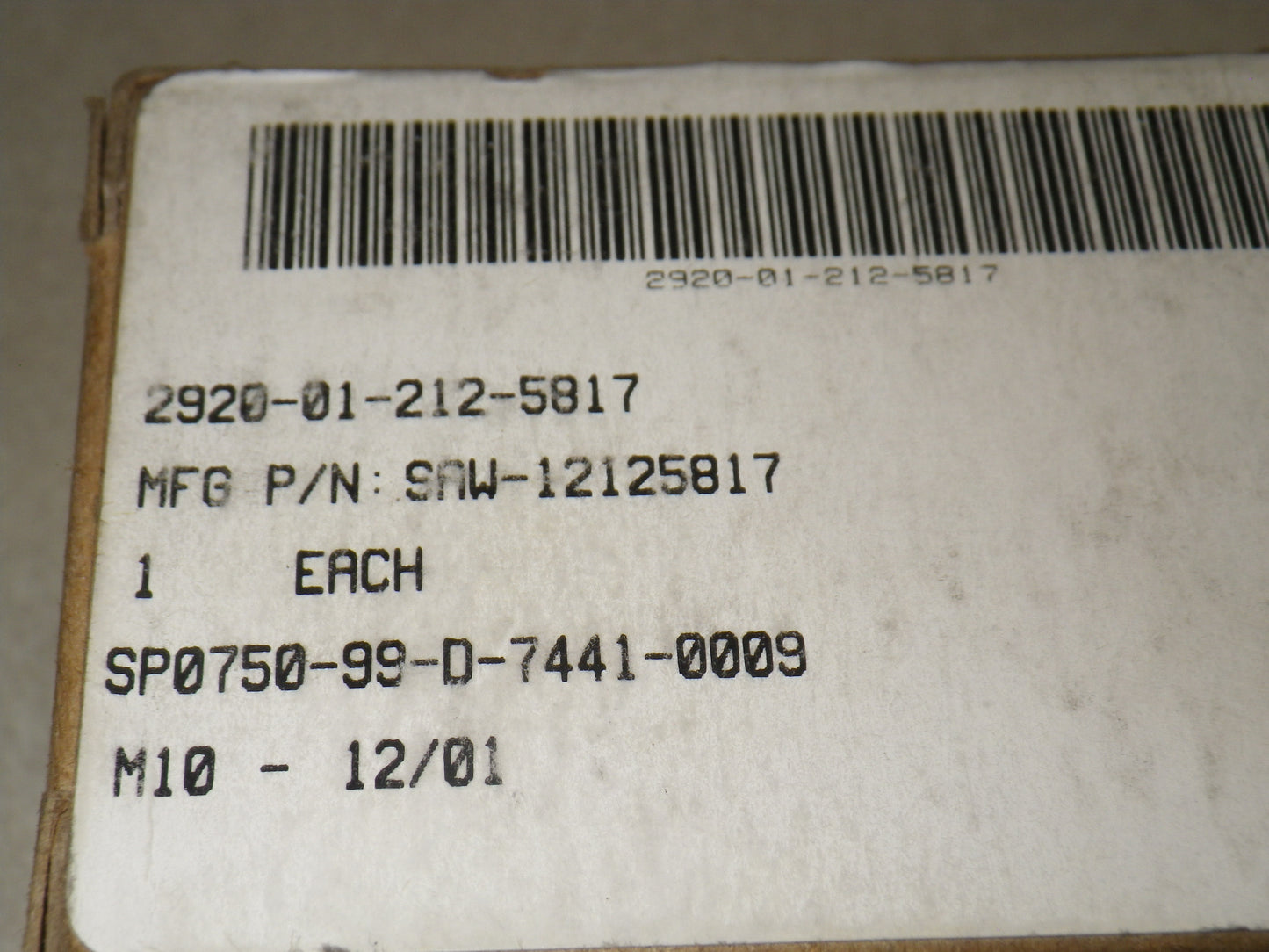 Anschlussadapter Kit Lichtmaschine 60 Amp, 2920-01-212-5817, Plate wiring Generator