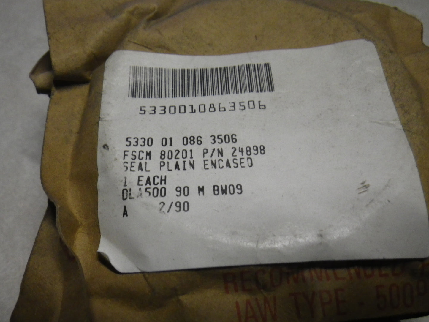 M1009,K5 Simmerring Radlager Vorderachse P/N: 6273948 Seal front axle