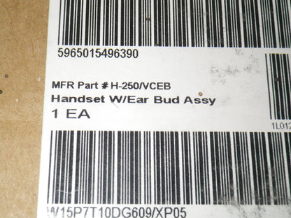 Handset H-250/VCEB, NEU     US ARMY Funkgräte, 5965-01-549-6390