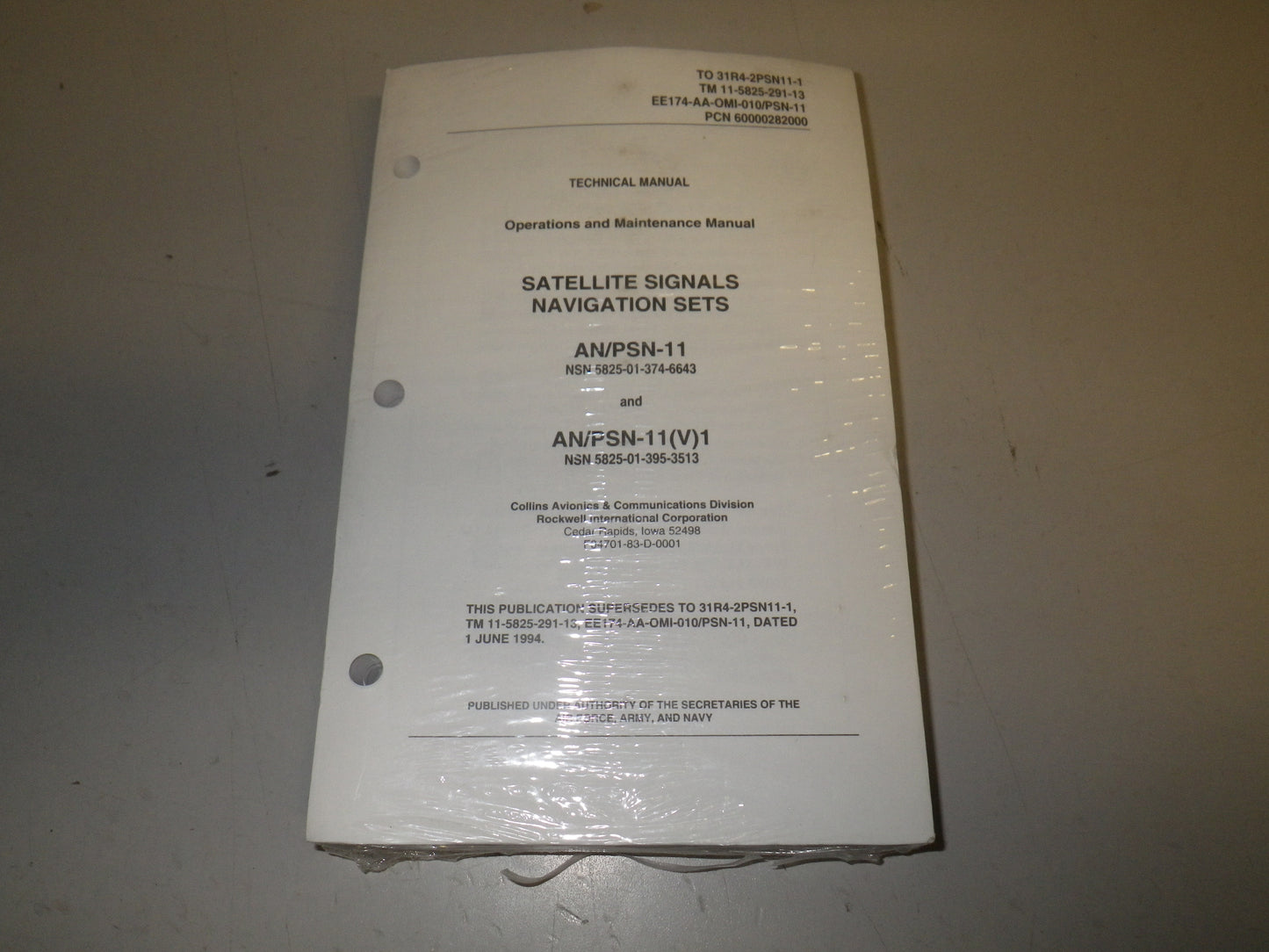 PLGR Manual, TM 11-5825-291-13 GPS AN/PSN-11, Bedienungsanleitung GPS US Army