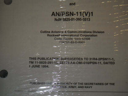 PLGR Manual, TM 11-5825-291-13 GPS AN/PSN-11, Bedienungsanleitung GPS US Army