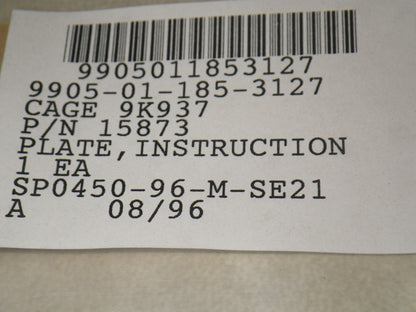 9905011853127, Decal Winch 24Volt HMMWV
