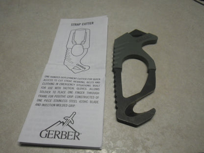 Gurtschneider GERBER Molle Strap Cutter, Foiliage Green US ARMY