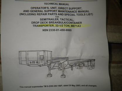 Kabelbaum Semitrailer M871A3, 6150-01-499-3321, Wiring harness semitrailer M871A3
