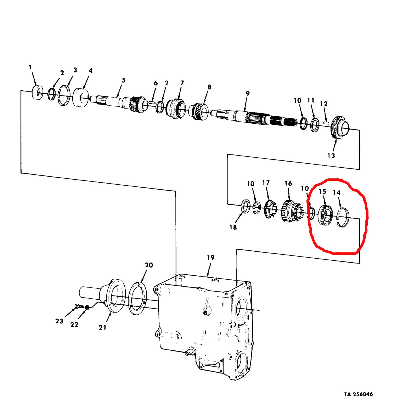 3110-00-155-6686, 3110001556686, bearing transmission M151

