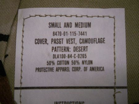 PASGT Weste 6-Color Desert