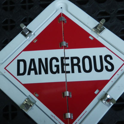 Gefahrguttafel US Explosive Dangerous Filmdeko