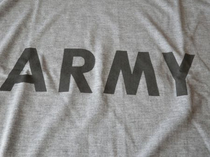 ARMY T-Shirt, grau / Sport T-Shirt, Langarm