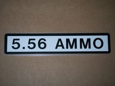 Aufkleber "5.56 AMMO"