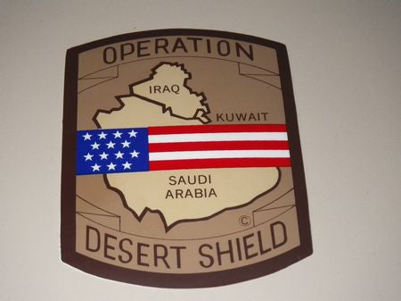 Aufkleber OPERATION DESERT SHIELD
