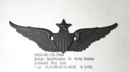 Qualifikationsabzeichen US ARMY Aviator / Pilot Hubschrauber