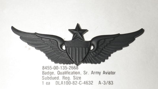 Qualifikationsabzeichen US ARMY Aviator / Pilot Hubschrauber