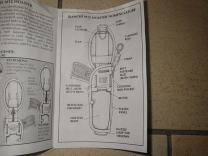 Holster Bianchi M12, NEU  US ARMY