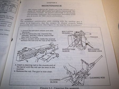 Field Manual über Browning Machine Gun M2