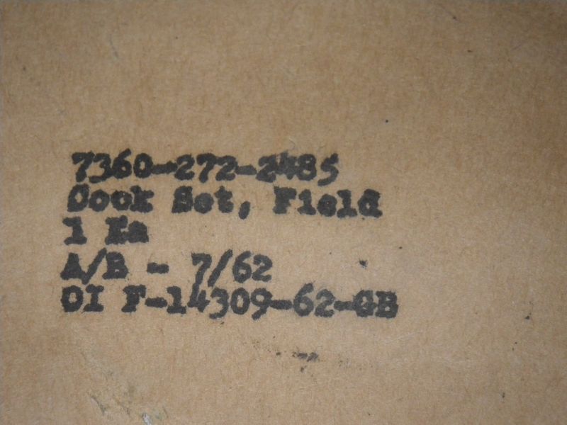Kochset US Army Mountain 1962 Vietnam