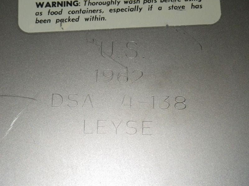 Kochset US Army Mountain 1962 Vietnam
