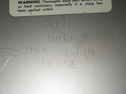 Kochset US Army Mountain 1962 Vietnam