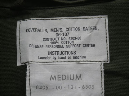 Coverall Mechanics MEDIUM, oliv, NEU