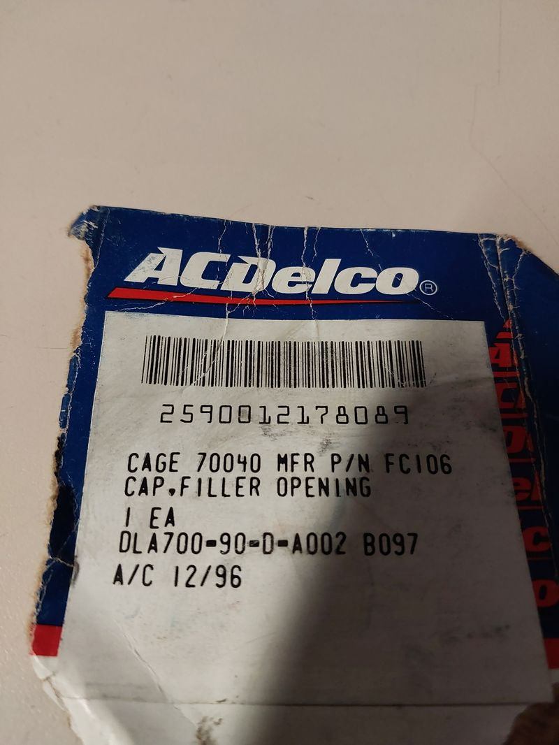 Öleinfülldeckel CUCV K5 Chevy Blazer + K30 Chey Pickup