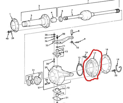 Staubmanschette Vorderachse 5 ton Trucks