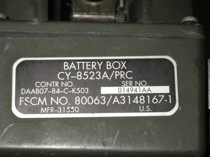 Batteriekasten CY-8523A/PRC  SINCGARS Funkgerät US ARMY