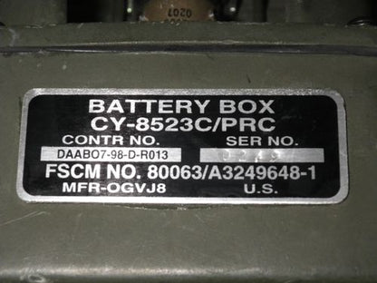 Batteriekasten CY-8523C/PRC  SINCGARS Funkgerät US ARMY