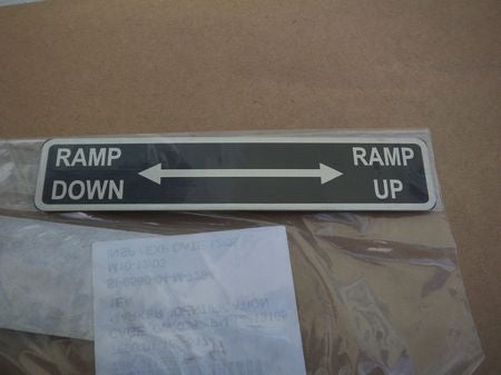 Aufkleber Ramp up/down   M113