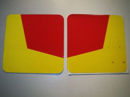 Reflektoraufkleber Set 20x20 cm, Delineator