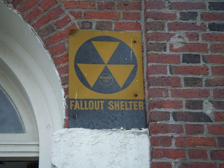 Aufkleber Fallout Shelter, Kalter Krieg / Cold War  US ARMY